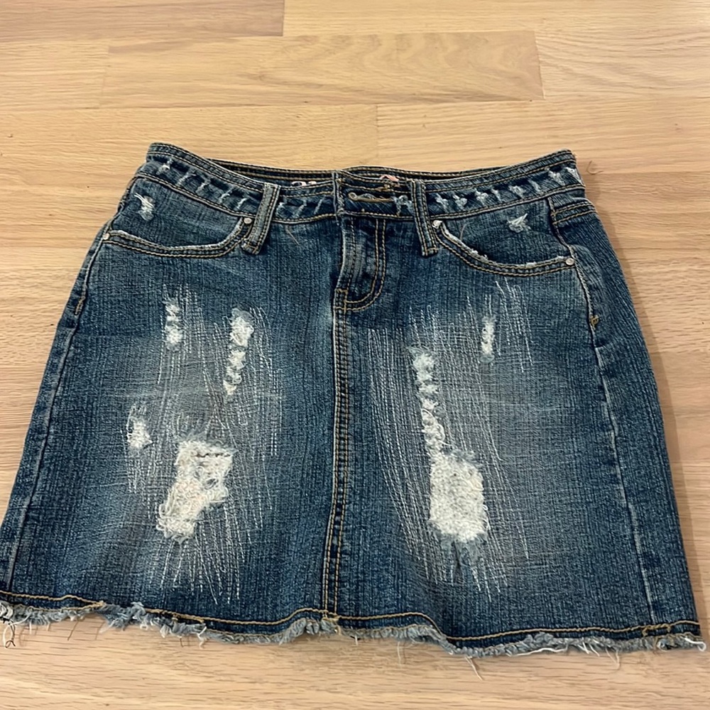 Another Jean skirt!